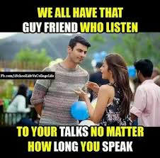 I Think He Listens All Of My Nonsense Talks Nd Never Tells Me To Be Quiet Smtyms I Myself S Friends Quotes Funny Bff Quotes Funny Real Friendship Quotes