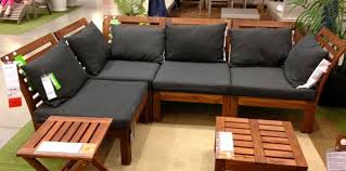 Driven By Decor Shopping For An Outdoor Sectional Ikea Outdoor Ikea Terrasse Rustikale Gartenmobel