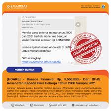Bantuan blt subsidi gaji tahap 5 rp 600 ribu cair mulai hari ini, begini cara lapor jika. Jala Hoaks Jakarta