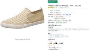 Flat 65 Off United Colors Of Benetton Mens Sneakers All