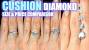 2 Carat Cushion Cut Diamond Ring No Halo