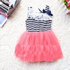 Birthday Dress For 3 Year Old Pink Tutu Skirt Style White Black Stripe Dress Birthday Flower Girl Girls Christmas Wedding Dress F Girls Ball Gown Dresses Girls Ball Gown Little Girl Outfits