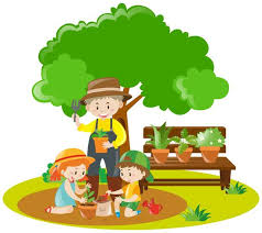 Kinder Und Gartner Die Im Garten Pflanzen Download Kostenlos Vector Clipart Graphics Vektorgrafiken Und Design Vorlagen