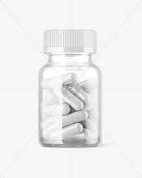 Clear Pills Bottle Mockup In Jar Mockups On Yellow Images Object Mockups