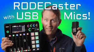 USB microphones with the RODECaster Pro II & Duo - YouTube