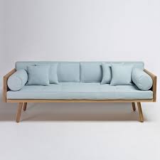 Beautiful Pale Blue Mid Century Modern Couch Sofa Design Furniture Sofa Furniture