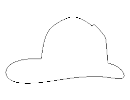 Free Shape And Object Patterns For Crafts Stencils And More Page 6 Firefighter Boots Fireman Quilt Fireman Hat