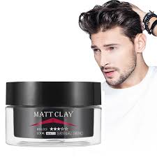 OEM Private Label Olive Oil Hair Edge Control Hair Pomade Gel Fashion  Styling Wax Strong Hold Matt Hair Clay