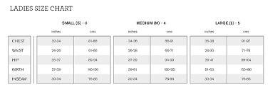 bloch ladies size chart