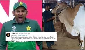 Watch premium and official videos free online. Sarfaraz Ahmed Draws Massive Flak On Twitter For Sharing Qurbani Pictures Ahead Of Bakr Eid 2019 Fans Request Peta To Take Action Against Pakistan Captain See Posts