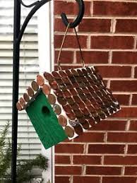 Maybe you would like to learn more about one of these? Handmade Wood Birdhouse Wren Small Bird Nesting Box Chickadee Nest Penny Roof Ebay