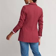 Poshmark makes shopping fun, affordable & easy! Fitted Blazer Burgundy Red La Redoute Collections La Redoute