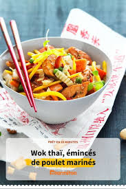 Wok Thai Eminces De Poulets Marines Recette Emince De Poulet Recettes De Cuisine Et Recette Poulet Marine