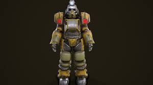 Artstation Fallout 4 Excavator Power Armor Mod Textures Dorian Pillari