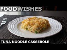 Distribute pasta amongst 4 plates and top with sauce; Tuna Noddle Casserole King Of The Comfort Food Casseroles Food Wishes Video Recipes