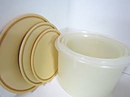 Harvest gold is pleased to be working with henry awmack p. Vintage Tupperware Round Harvest Gold Canister Set
