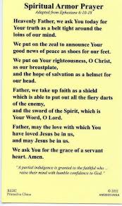 St Michael Spiritual Armor Prayer Holy Card Prayer Card Pack Of 25 In 2020 Spiritual Armor Spiritual Warfare Prayers Prayer Scriptures