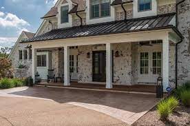 The result is a warm gray color that looks great in any modern home. House Tour An Absolutely Gorgeous Transitional Farmhouse In Tennessee Whitewash Brick House Whitewashed Brick Exterior Exterior Brick