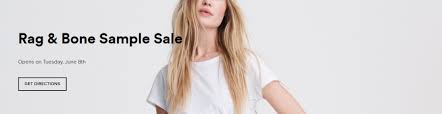 Rag And Bone Sample Sale Sample Sale In New York