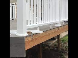 And, like your handrail, footrail, stair railing, kitchen rail system or other railing, brackets may be available in a variety of finishes in addition to traditional brass fittings, including white, stainless steel. R R E B L Bracket No Fail Inside Deck Rail Post Mount Learn How To Install A Rrebl Deck Bracket Youtube