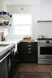 I think black is the way to go…but whatever you do will turn out beautifully. Our Kitchen One Year Later Chris Loves Julia