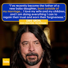 Foo Fighters frontman Dave Grohl has confessed to fathering a baby daughter  outside of his marriage. In a bombshell statement