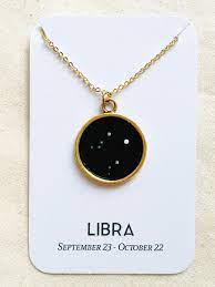 Libra Constellation Necklace Libra Necklace Libra Jewelry Zodiac Jewelry Libra