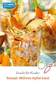 Snacks Fur Kinder Rezept Mohren Apfel Salat Kochen Fur Kleinkinder Rezepte Salat Rezepte Kinder