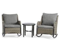 Broyhill Patio Rocker Side Table All Weather Wicker Bistro Set Big Lots In 2020 Bistro Set Furniture Patio Seating