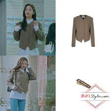 If you don't know what true beauty is it's a webtoons comic! True Beauty Episodes 7 8 Fashion Moon Ga Young As Im Ju Gyeong Inkistyle In 2021 Weekend Sweatshirt Beige Sweatshirt Shop Cardigans