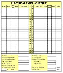 Lots of electricians do this. 20 Printable Panel Schedule Template Samples Pdf Doc Template Republic