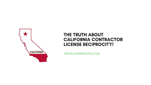 If you are performing construction work for which the labor and materials cost more than $500, you are. California Contractor License Reciprocity Digital Constructive