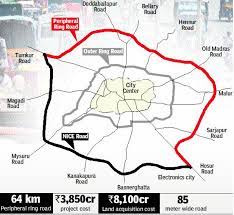 Bangalore Ring Road Map Ring Road: Peripheral Plan Moves Centrestage