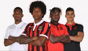 Macron football soccer ogc nice nizza mens home jersey shirt 2020 2021 black red. Ogc Nice 2018 19 Macron Home And Away Kits Football Fashion
