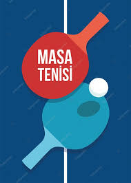 Masa Tenisi Spor Poster Tablo