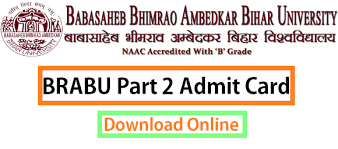 Brabu tdc part 2 result display on the screen. Brabu Tdc Part 2 Admit Card 2021 Download Bihar University Ba B Sc B Com Part 2 Admit Card Online Bnmu