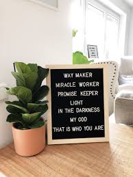 Letterboard Decoration Way Maker Miracle Worker Promise Keeper Light In The Darkness My God That Is Who You Bible Study Notes Promise Keepers Fall Wall Decor