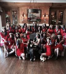 Phuong Tran Takes Her Bachelorette To The Runway Bachelor Party Themes Black And Gold Theme Bachelorette