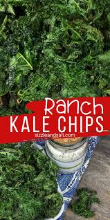 Ranch Kale Chips Kale Chips Kale Chips Recipe Baked Kale Chips Seasoning