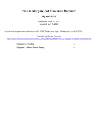 Im Liv Morgan, not Elsa Jean Dammit!