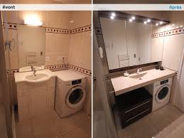 Avant Apres Amenagement Salle De Bains Amenagement Salle De Bain Plans Petite Salle De Bain Lave Linge Salle De Bain