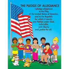 I pledge allegiance…and know what it means. The Pledge Of Allegiance Chart Walmart Com Walmart Com