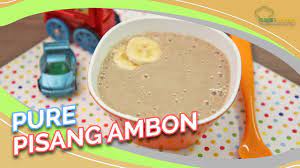 Cocok buat perjalanan_beyon the sun_cangkerz djockz lcb. Resep Mpasi Pure Pisang Ambon Bikin Si Kecil Susah Berhenti Makan Youtube