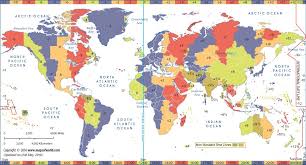 world time zone map world time zones time zone map world