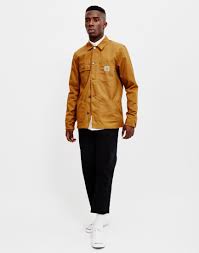 Carhartt Michigan Chore Coat Hamilton Brown Chore Coat Men Carhartt Jacket Casual Pullover Outfit