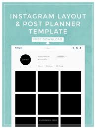Instagram Layout Post Planner Template Instagram Layout Instagram Planner Instagram Post Template