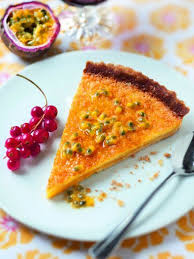 Tarte Fondante Aux Fruits De La Passion Recette Recettes De Cuisine Recette Tarte Fruit De La Passion