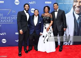 A lot of inspiration came from my mom's backstory. Malcolm Washington Katia Washington Pauletta Washington And Denzel Star Fashion Celebrity Look Celebrities