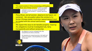 Chinese tennis star "missing" after accusing former Vice Premier of sexual  assault