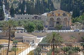 Gethsemane is a garden at the foot of the mount of olives in jerusalem where, according to the four gospels of the new testament, jesus underwent the agony in the garden and was arrested the night before his crucifixion. Getsemani Wikipedia